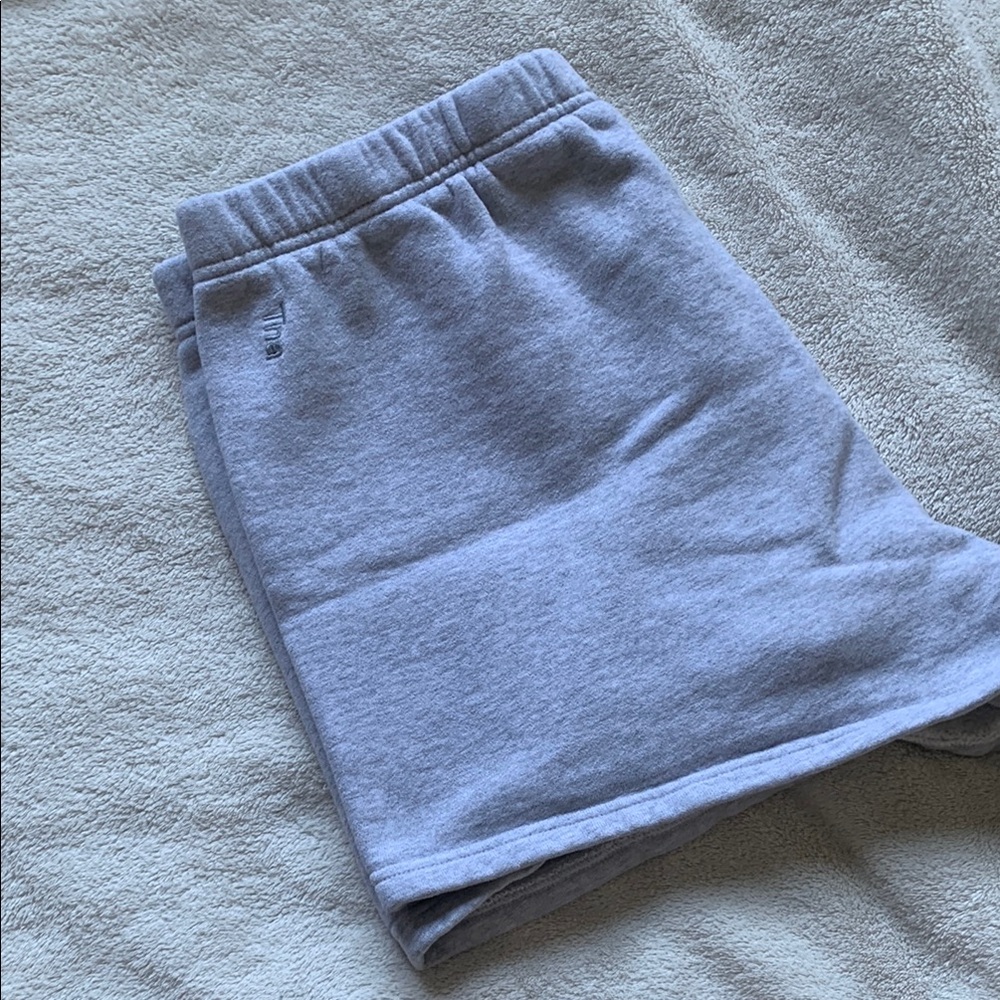 TNA Gray Sweat Shorts Soft Cotton-Blend